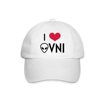 Ovni Ufo Extraterrestre Espace Geek Planète - Casquette classique - blanc/blanc - Devant