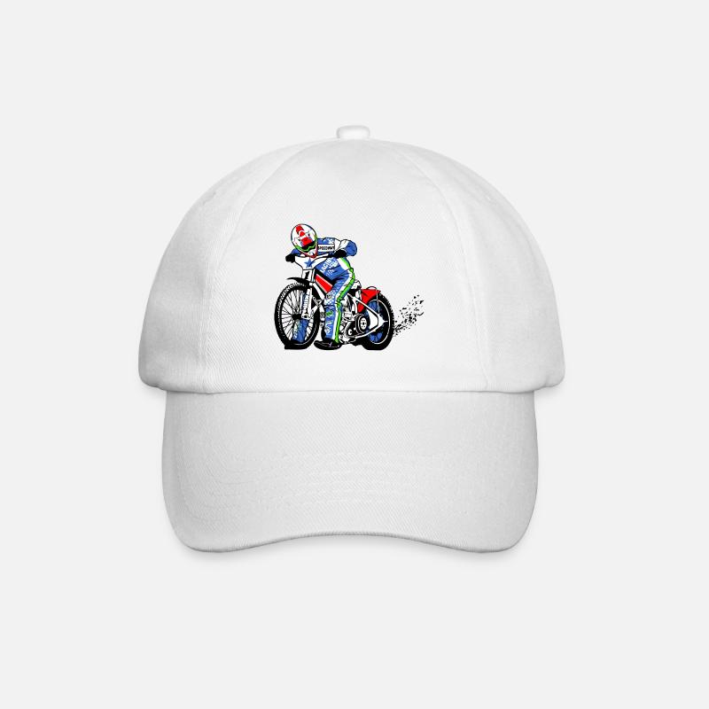 Speedway - Baseball Cap - white/white