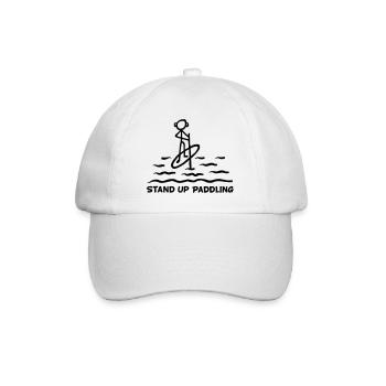 Stand Up Paddling - Baseballkappe - Weiß/Weiß - Vorne