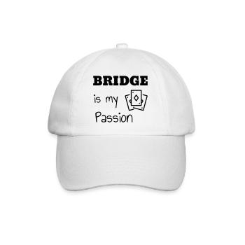 Bridge Card game Kartenspiel Jeu de cartes - Baseball Cap - white/white - Front