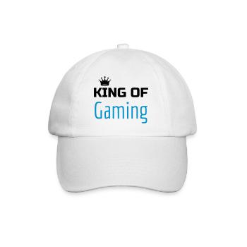 Gaming Gamer Video Game Player Geek - Baseball Cap - white/white - Front