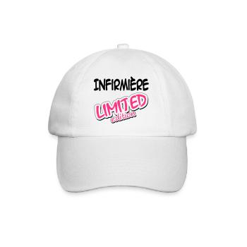 Docteur / Infirmier / Kiné / Médecin / Infirmière - Casquette classique - blanc/blanc - Devant