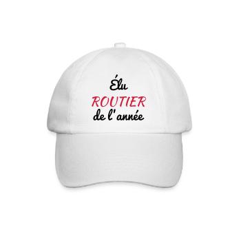 Routier / Chauffeur Poids-lourd / Camion / - Casquette classique - blanc/blanc - Devant