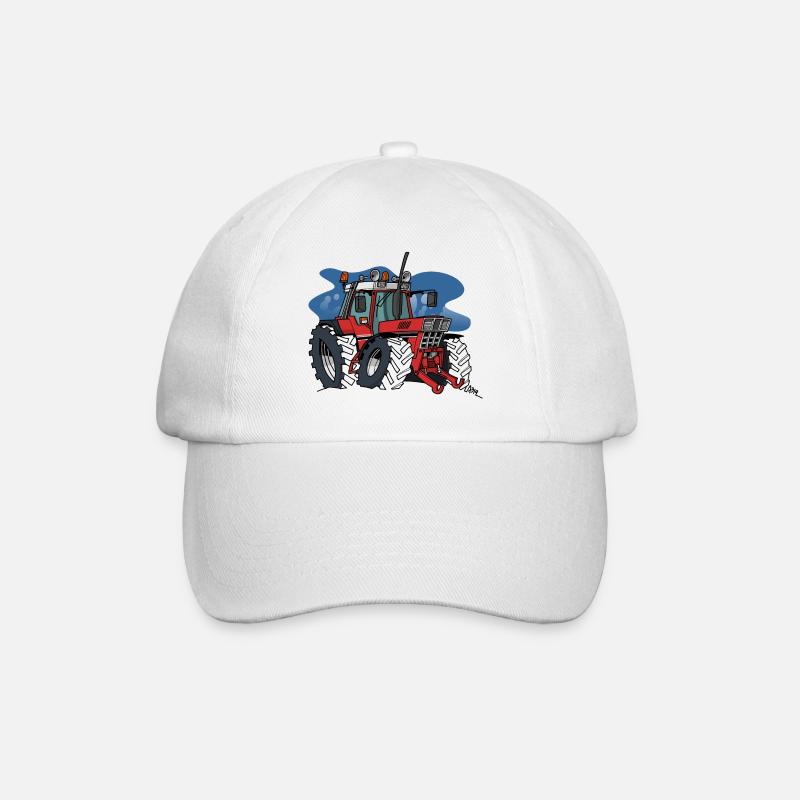 0871 IH tracteur - Casquette classique - blanc/blanc