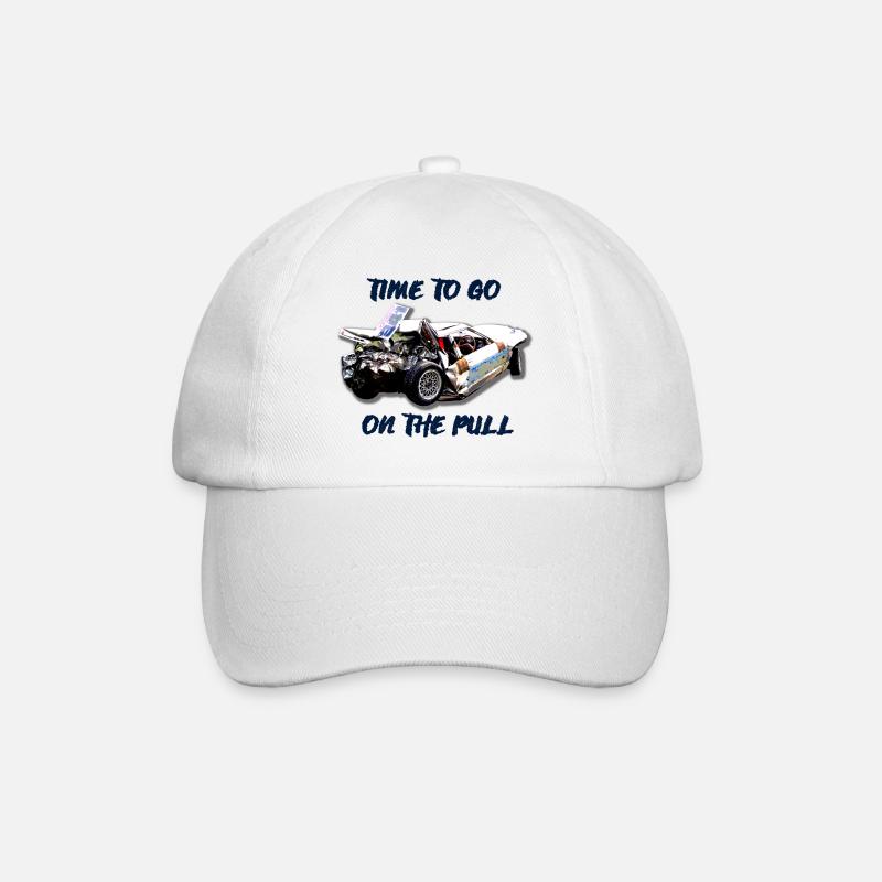 Il est temps de tirer - Banger Racing - Casquette classique - blanc/blanc