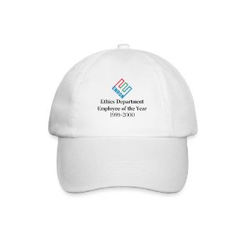 Employé de l’année d’Enron - Casquette classique - blanc/blanc - Devant