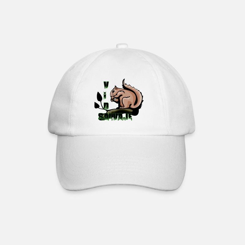 Chipmunk - Baseball Cap - white/white