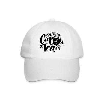 You Are My Cup Of Tea Saying - Baseball Cap - white/white - Front