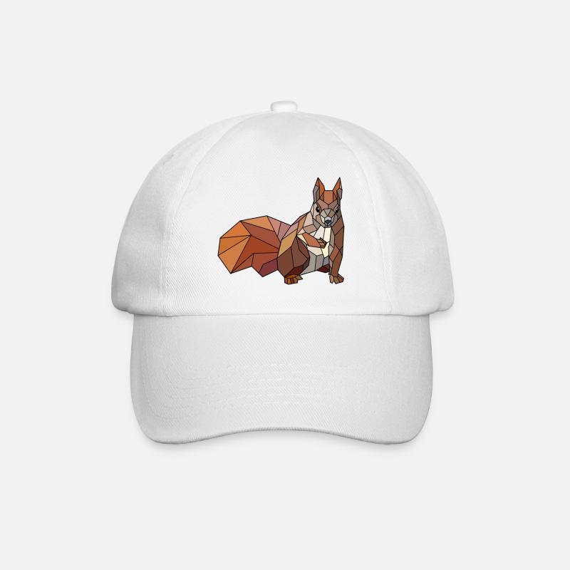 Squirrel blank - Baseball Cap - white/white