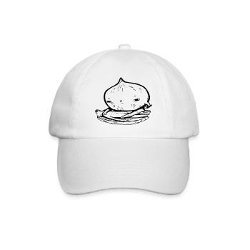 L’oignon coupe homme Drôle de sarcasme Design - Casquette classique - blanc/blanc - Devant