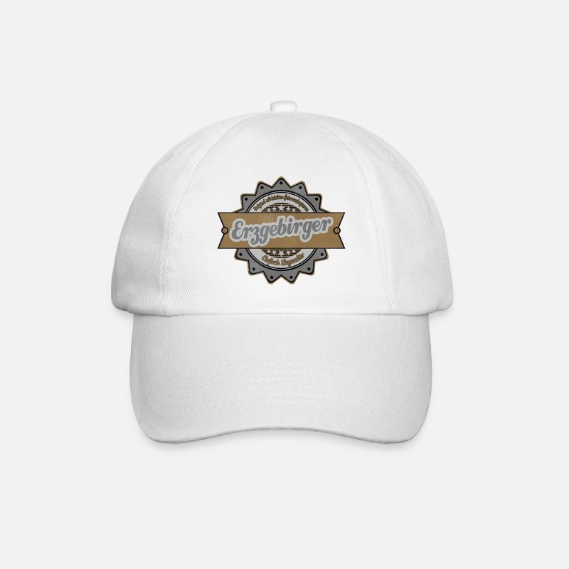 Vintage Erzgebirge - Baseballkappe - Weiß/Weiß