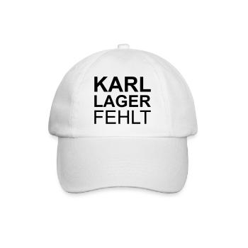 Lustige Sprüche - Baseballkappe - Weiß/Weiß - Vorne