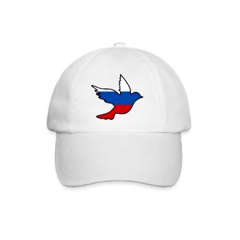 Russland - Baseballkappe - Weiß/Weiß - Vorne