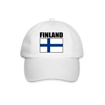 Finland - Baseball Cap - white/white - Front