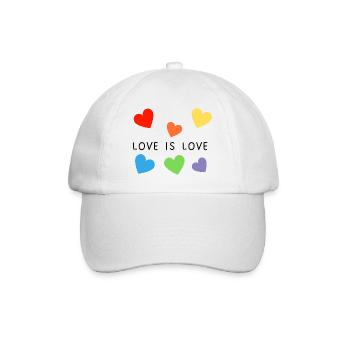Love - Baseball Cap - white/white - Front