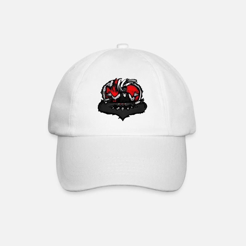Blackjack.red - Baseballkappe - Weiß/Weiß