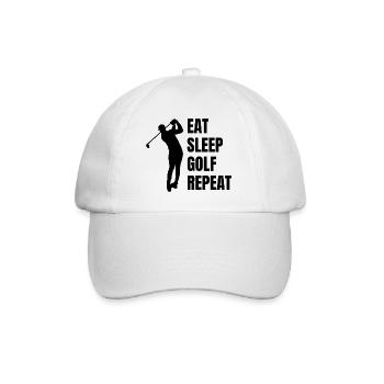 Golf Golfeur Golf Club De Golf Dicton Balle de Golf - Casquette classique - blanc/blanc - Devant