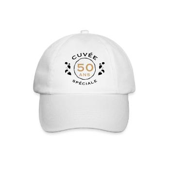 Cuvée spéciale 50ans - Casquette classique - blanc/blanc - Devant