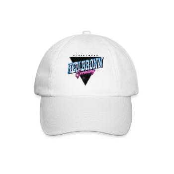 Heilbronn Germany City Skyline Vintage Retro - Baseball Cap - white/white - Front