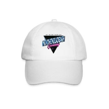 Mönchengladbach Germany City Vintage Retro - Baseball Cap - white/white - Front