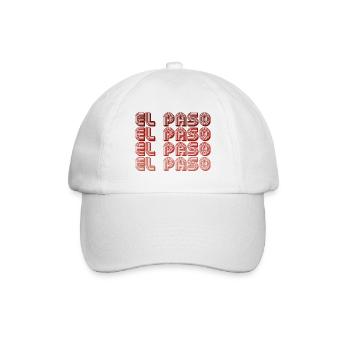 El Paso Block Letters Grid - Baseballkappe - Weiß/Weiß - Vorne