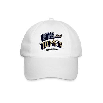 Christmas Tree Present Dinosaur Moon Quote - Baseball Cap - white/white - Front