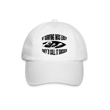 Surfer Surfer Planche de surf Moniteur de surf - Casquette classique - blanc/blanc - Devant
