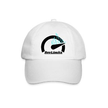 Brenndender Tacho - Baseballkappe - Weiß/Weiß - Vorne
