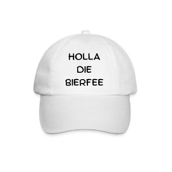 Partyspruch für Malle, Karneval ect. - Kostümidee - Baseballkappe - Weiß/Weiß - Vorne