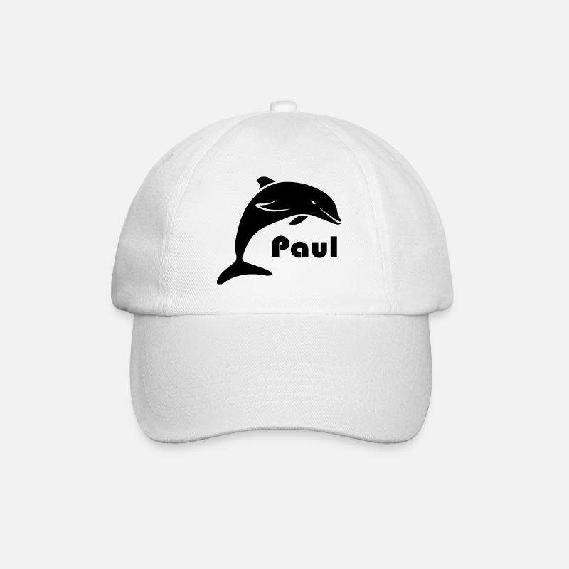 dolphin - Baseballkappe - Weiß/Weiß
