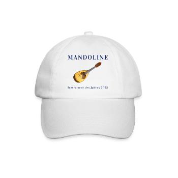 Mandoline Instrument des Jahres Klassikmandoline - Baseballkappe - Weiß/Weiß - Vorne