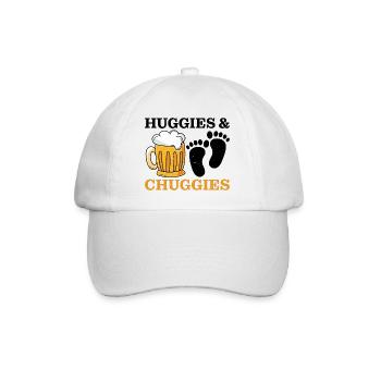 Huggies and Chuggies 16 - Baseball Cap - white/white - Front