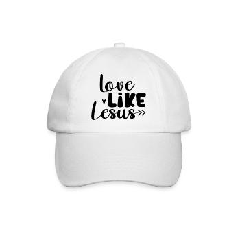 Love Like Jesus - Baseball Cap - white/white - Front
