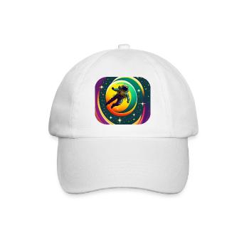 Lost in space - Casquette classique - blanc/blanc - Devant