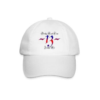 -13- Only God Can Judge Me - Casquette classique - blanc/blanc - Devant