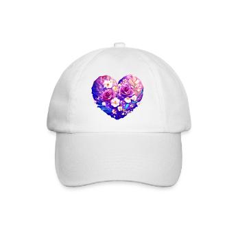 Mother's Day Love Valentine's Day Engagement Wedding - Baseball Cap - white/white - Front