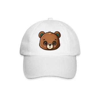 Cuddly Bear Sweet Bear - Baseball Cap - white/white - Front