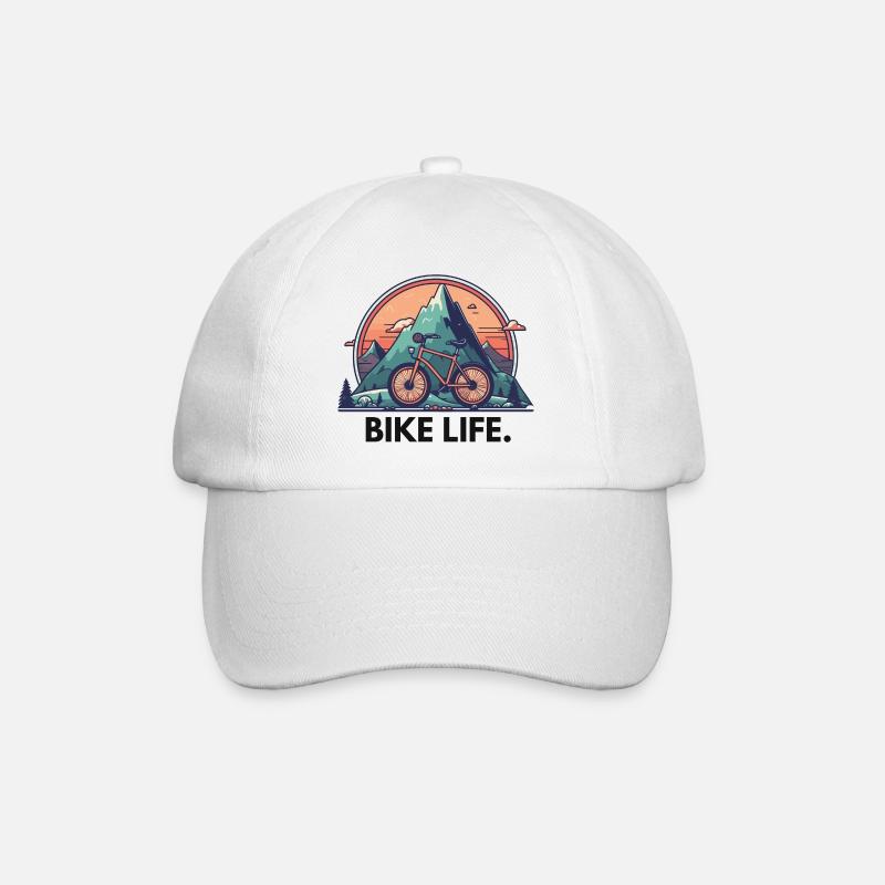 Bike Life - Baseball Cap - white/white