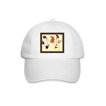 Alsace Detective - Baseball Cap - white/white - Front