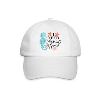 Vitamin Sea - Baseball Cap - white/white - Front