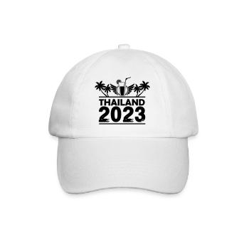 thailand 2023 - Baseballkappe - Weiß/Weiß - Vorne