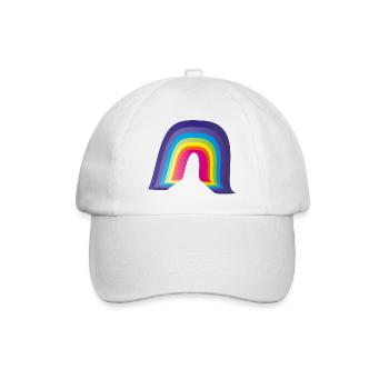 rainbow sweet - Baseballkappe - Weiß/Weiß - Vorne