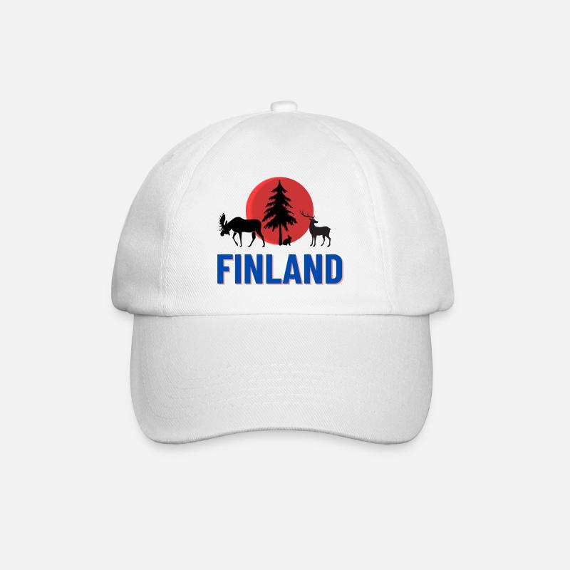 FINLANDE - Casquette classique - blanc/blanc