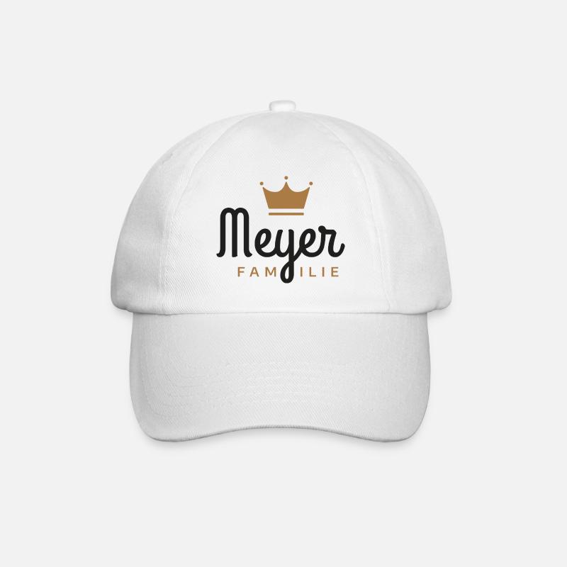 Meyer-Familie - Baseballkappe - Weiß/Weiß