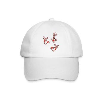 Carpe Koï Japon - Casquette classique - blanc/blanc - Devant