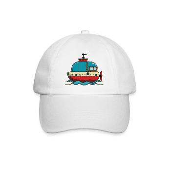 Unterseeboot - Baseballkappe - Weiß/Weiß - Vorne