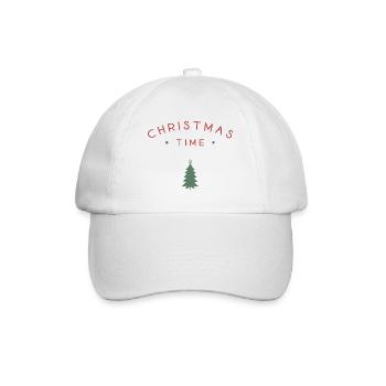 Période de Noël - Casquette classique - blanc/blanc - Devant