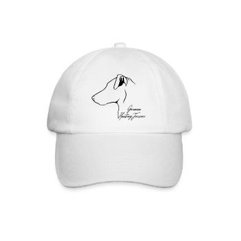 Profil de Terrier de Chasse Allemand Chiens Chien Wilsigns - Casquette classique - blanc/blanc - Devant