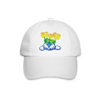 Chien chiot chien mignon Corgi aquarelle Art Cartoon Wof - Casquette classique - blanc/blanc - Devant