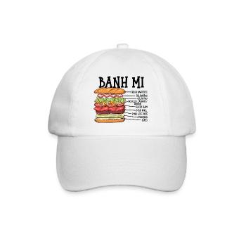Vietnam Viet Banh Mi pain vietnamien I cadeau - Casquette classique - blanc/blanc - Devant